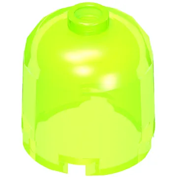 Brick Round 2 x 2 x 1 2/3 Dome Top, Hollow Stud