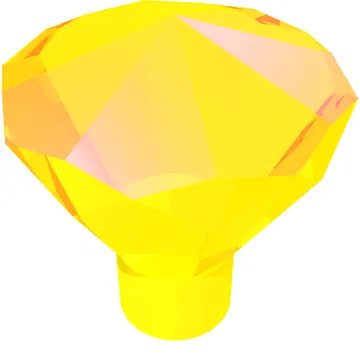 Rock 1 x 1 Jewel / Gem 24 Facet