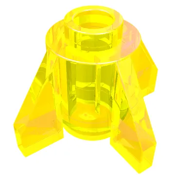 Brick Round 1 x 1 with Fins, Open Stud