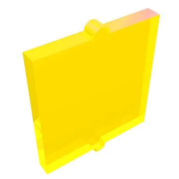 Glass for Window 1 x 2 x 2 Flat