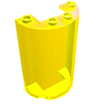 Cylinder Half 2 x 4 x 5 with 1 x 2 cutout