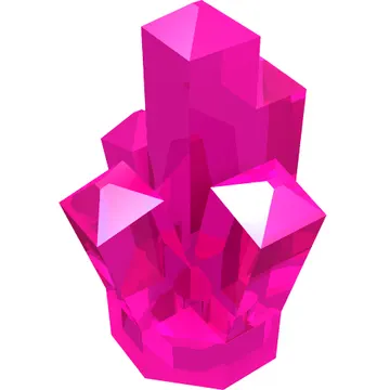 Rock 1 x 1 Crystal 5 Point