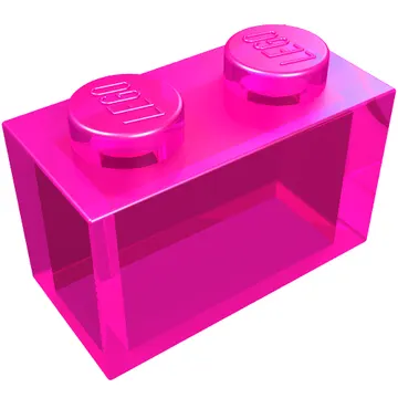 Brick 1 x 2 without Bottom Tube