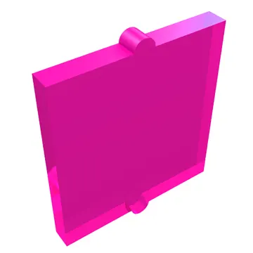 Glass for Window 1 x 2 x 2 Flat