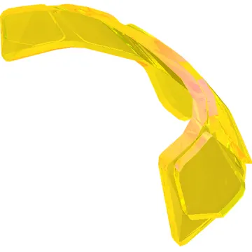 Glass for Aircraft Fuselage Curved Forward 6 x 10 Top with 5 Window Panes