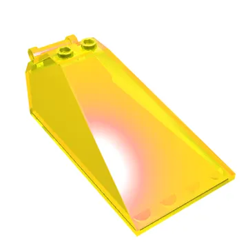 Windscreen 8 x 4 x 2 with Handle and 2 Studs [Solid Studs] [Plain]