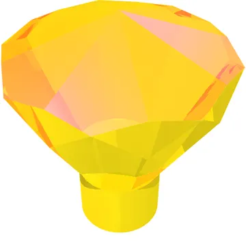 Rock 1 x 1 Jewel / Gem 24 Facet