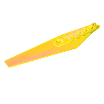 Hinge Plate 1 x 12 Locking with Angled Side Extensions and Tapered Ends, 7 Teeth