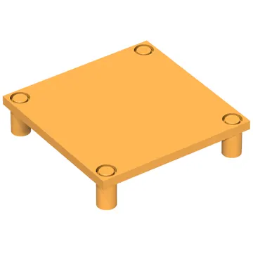 Scala, Table 7 x 7 x 1 1/3