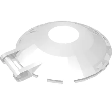 Dish 6 x 6 Inverted - No Studs with Handle