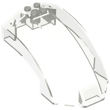 Windscreen 6 x 10 x 4 Curved