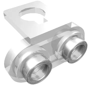 Minifig Neckwear Bracket with 2 Back Studs