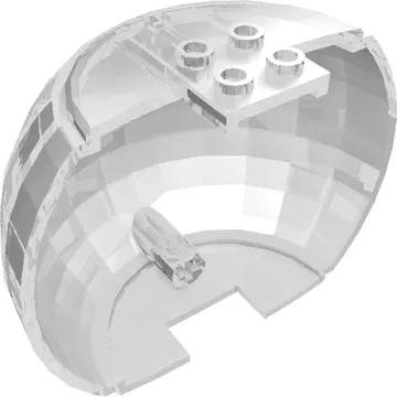 Dome Hemisphere 5 x 9 x 5 1/3 with 2 x 2 Studs on Top