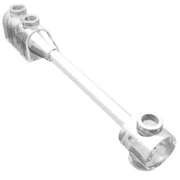 Bar 1 x 8 with Brick 1 x 2 Curved Top End (Axle Holder Inside Small End)