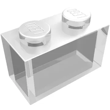 Brick 1 x 2 without Bottom Tube