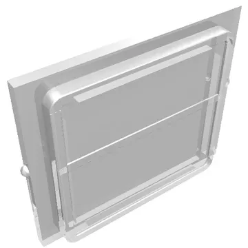 Glass for Train Window 1 x 4 x 3