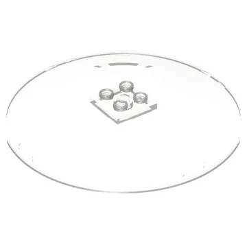 Dish 10 x 10 Inverted (Radar) with Hollow Studs