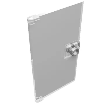 Door 1 x 4 x 6 Smooth with Chamfered Handle Plinth