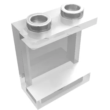 Panel 1 x 2 x 2 [Side Supports / Hollow Studs]