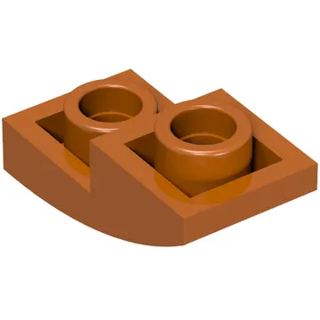 Brick Curved Inverted 2 x 1
