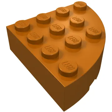 Brick Round Corner 4 x 4 Full Brick