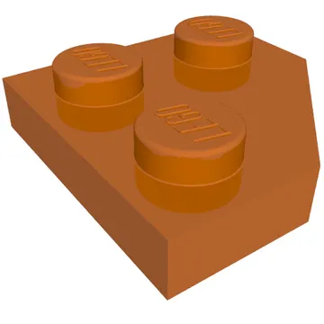 Wedge Plate 2 x 2 Cut Corner