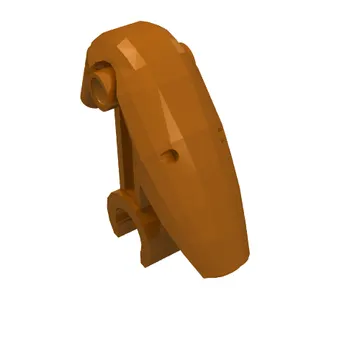 Minifig Head Special with Clip, Mechanical (Battle Droid) [Plain]