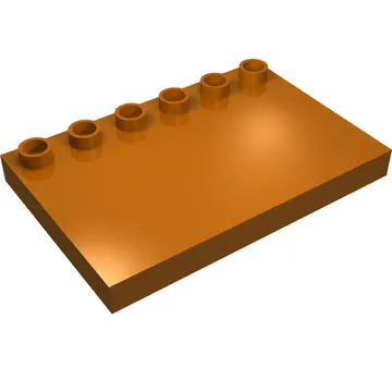 Duplo Plate Special 4 x 6 with Studs on Edge