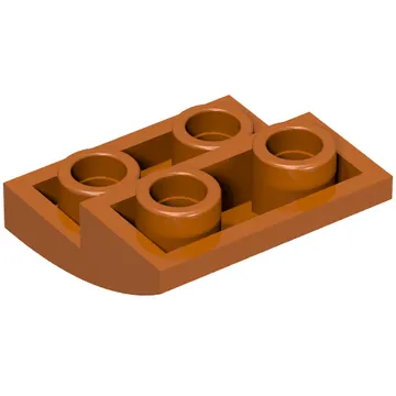 Brick Curved Inverted 2 x 2 x 2/3