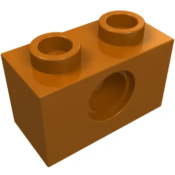 Technic Brick 1 x 2 [1 Pin Hole]