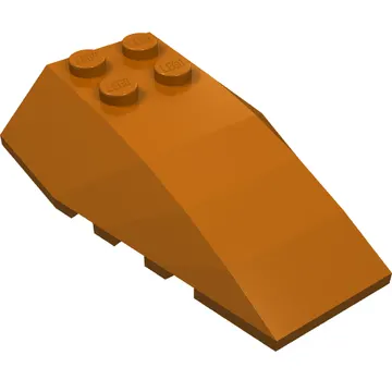 Brick Wedged, Curved 6 x 4 Triple
