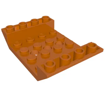 Brick Sloped Inverted 45° 6 x 4 Double with 4 x 4 Recessed and 3 Holes