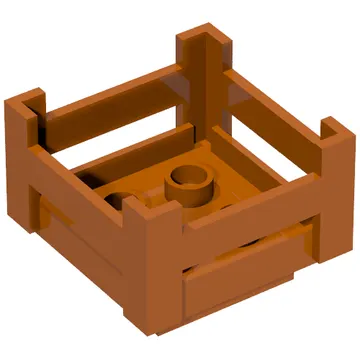 Duplo Container Wooden-Style Crate