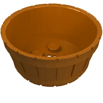 Barrel Half Large with Axle Hole
