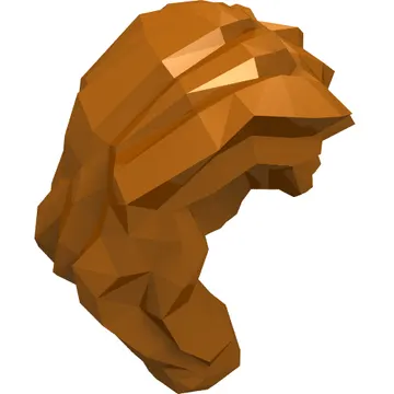 Hair Mid-Length with Part over Front of Right Shoulder