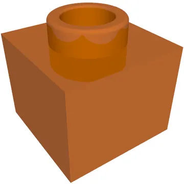 Plate 1 x 1 x 2/3 with Open Stud