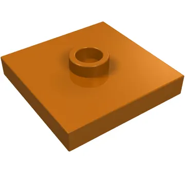Plate Special 2 x 2 with Groove and Center Stud (Jumper)