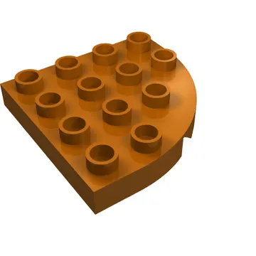 Duplo Plate Round Corner 4 x 4