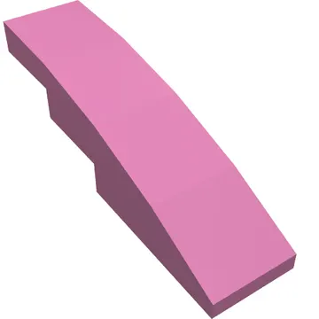 Brick Curved 4 x 1 No Studs [Stud Holder with Symmetric Ridges]