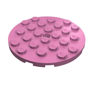 Plate Round 6 x 6 with Hole