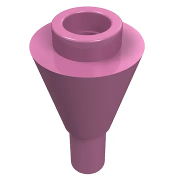 Cone 1 x 1 Inverted with Bar at Bottom (Ice Cream Cone)