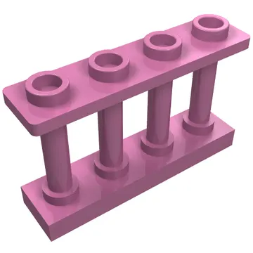 Fence Spindled 1 x 4 x 2 [4 Top Studs]