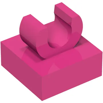 Tile Special 1 x 1 with Clip with Rounded Edges