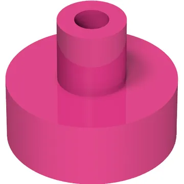 Tile Round 1 x 1 with Hollow Bar