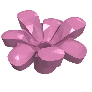 Plant, Flower, Minifig Accessory with 7 Thick Petals and Pin