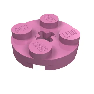 Plate Round 2 x 2 with Axle Hole Type 1 (+ Opening)