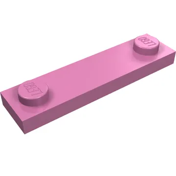 Plate Special 1 x 4 with 2 Studs with Groove [New Underside]