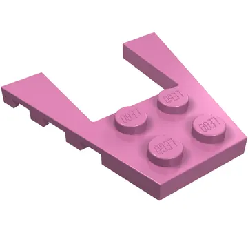 Wedge Plate 4 x 4 with 2 x 2 Cutout
