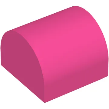 Brick Curved 1 x 1 x 2/3 Double Curved Top, No Studs
