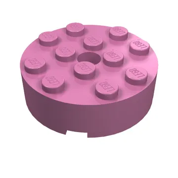 Brick Round 4 x 4 Centre Hole